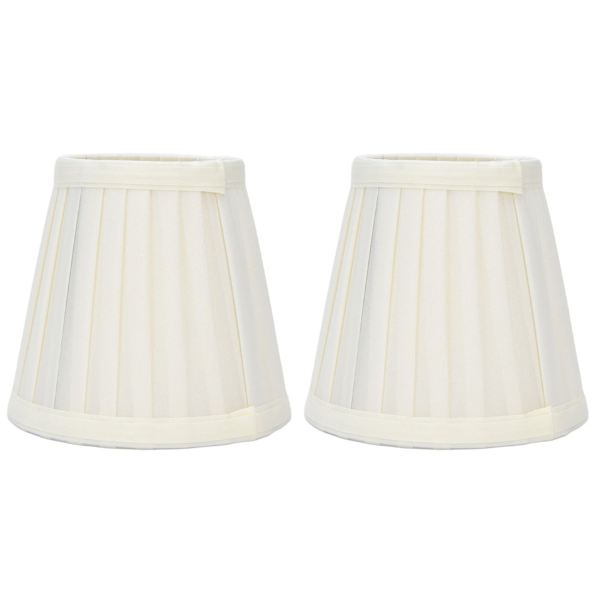 2 Pcs Double Small Lamp Shade Clip On Bulb Comfortable Material Barrel Fabric Lampshade for Table Chandelier Wall LampPX30