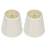 2 Pcs Double Small Lamp Shade Clip On Bulb Comfortable Material Barrel Fabric Lampshade for Table Chandelier Wall LampPX30