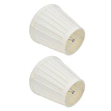 2 Pcs Double Small Lamp Shade Clip On Bulb Comfortable Material Barrel Fabric Lampshade for Table Chandelier Wall LampPX30
