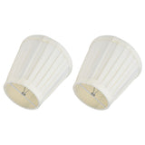2 Pcs Double Small Lamp Shade Clip On Bulb Comfortable Material Barrel Fabric Lampshade for Table Chandelier Wall LampPX30