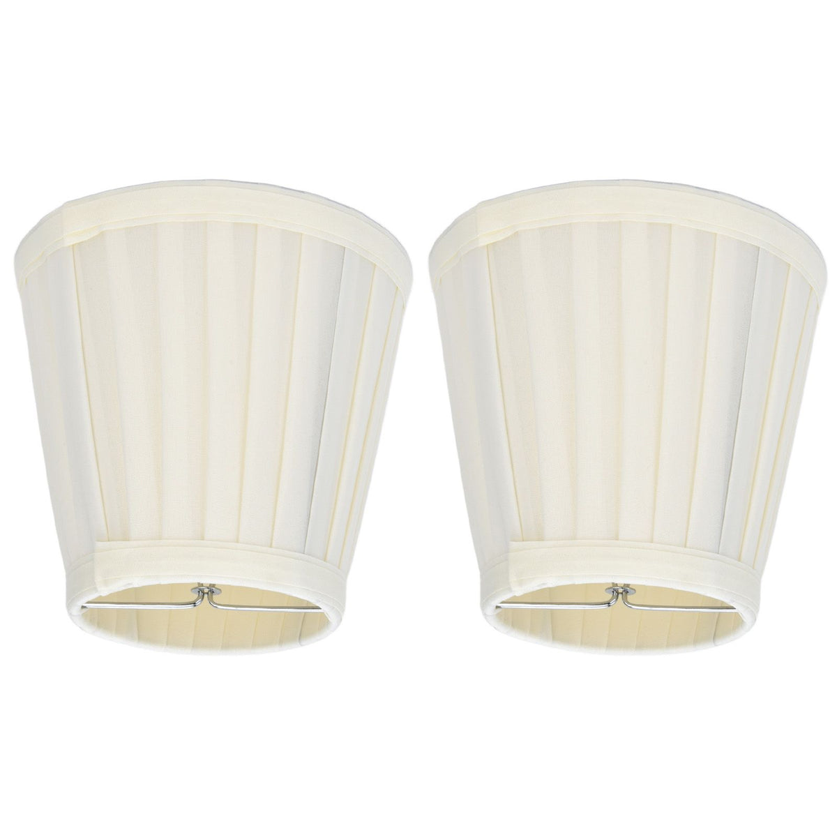 2 Pcs Double Small Lamp Shade Clip On Bulb Comfortable Material Barrel Fabric Lampshade for Table Chandelier Wall LampPX30