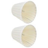 2 Pcs Double Small Lamp Shade Clip On Bulb Comfortable Material Barrel Fabric Lampshade for Table Chandelier Wall LampPX30