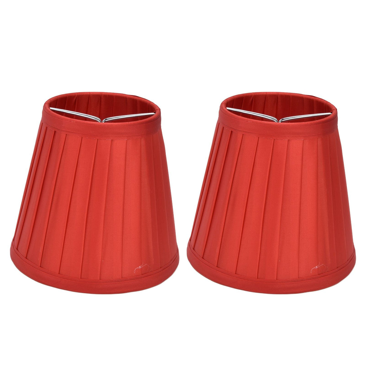 2 Pcs Double Small Lamp Shade Clip On Bulb Comfortable Material Barrel Fabric Lampshade for Table Chandelier Wall LampPX31