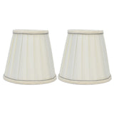 2 Pcs Double Small Lamp Shade Clip On Bulb Comfortable Material Barrel Fabric Lampshade for Table Chandelier Wall LampPX33