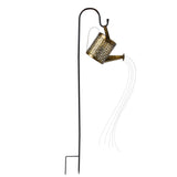 Solar Watering Can Lights Automatic Unique Rust Proof Convenient Retro Kettle Shape LanternS S Shape
