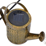 Solar Watering Can Lights Automatic Unique Rust Proof Convenient Retro Kettle Shape LanternS S Shape - Extra Image