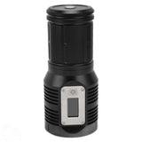 Strong Light Flashlight Digital Display Rainproof Rechargeable Flashlight for Camping Emergency Lighting Work - Front View