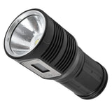 Strong Light Flashlight Digital Display Rainproof Rechargeable Flashlight for Camping Emergency Lighting Work
