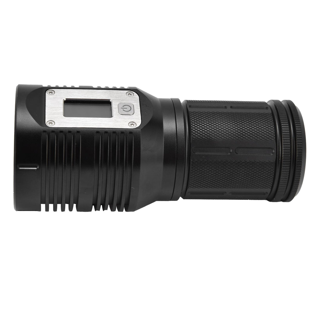Strong Light Flashlight Digital Display Rainproof Rechargeable Flashlight for Camping Emergency Lighting Work