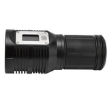 Strong Light Flashlight Digital Display Rainproof Rechargeable Flashlight for Camping Emergency Lighting Work
