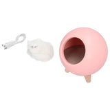 Cute Cat Touch Led Night Light with USB Cable Rechargeable Touch Dimming Cat House LED Night Light for Bedroom - Side View