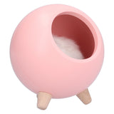 Cute Cat Touch Led Night Light with USB Cable Rechargeable Touch Dimming Cat House LED Night Light for Bedroom - Rear View