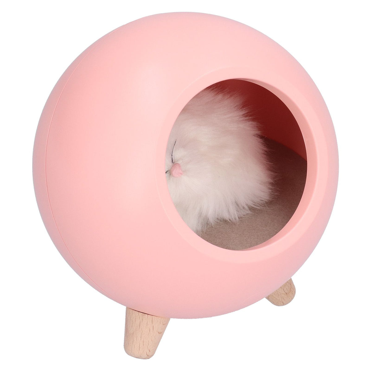 Cute Cat Touch Led Night Light with USB Cable Rechargeable Touch Dimming Cat House LED Night Light for Bedroom