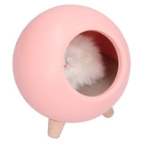 Cute Cat Touch Led Night Light with USB Cable Rechargeable Touch Dimming Cat House LED Night Light for Bedroom