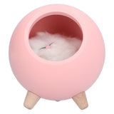 Cute Cat Touch Led Night Light with USB Cable Rechargeable Touch Dimming Cat House LED Night Light for Bedroom
