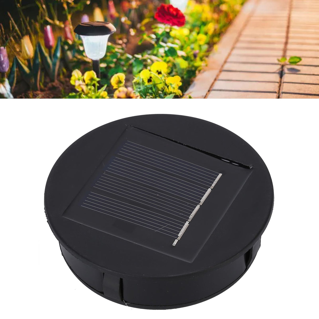 Solar Lights Replacement Top 7lm LED Solar Replacement Top for Outdoor Hanging Lanterns