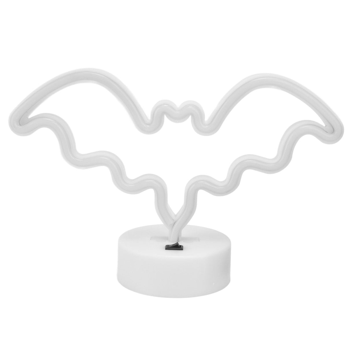Bat Neon Signs Unique Halloween Neon Lights Decorations with Base USB Or Battery Operated for Bedroom Bar Festival