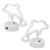 LED Dolphin Neon Light USB Or Battery Powered Unique Room Decoration Accessory with Base