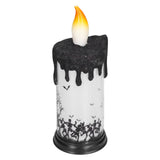 Halloween Snow Globe Candles Light LED Terrorist Decoration Electronic Candle Lamp for Party HolidayDancing Skeleton