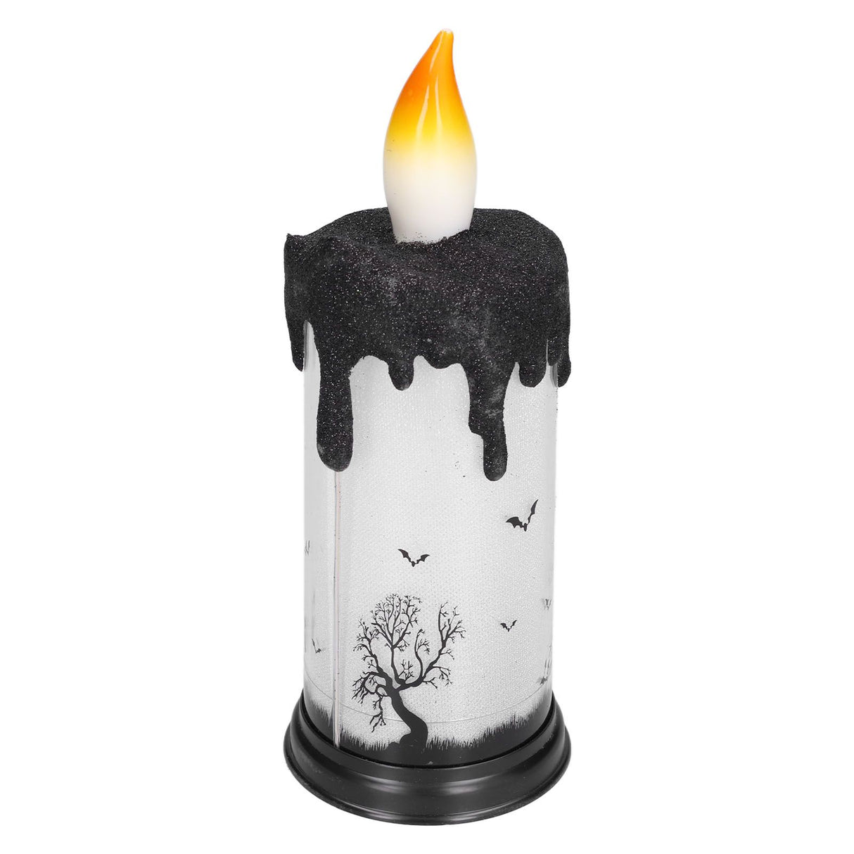 Halloween Snow Globe Candles Light LED Terrorist Decoration Electronic Candle Lamp for Party HolidayDancing Skeleton