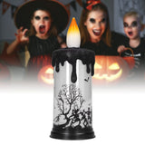 Halloween Snow Globe Candles Light LED Terrorist Decoration Electronic Candle Lamp for Party HolidayDancing Skeleton - Extra Image