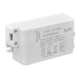 LED Driver AC and DC Waterproof Power Supply Transformer Driver for Low Voltage LED Lamps - Rear View