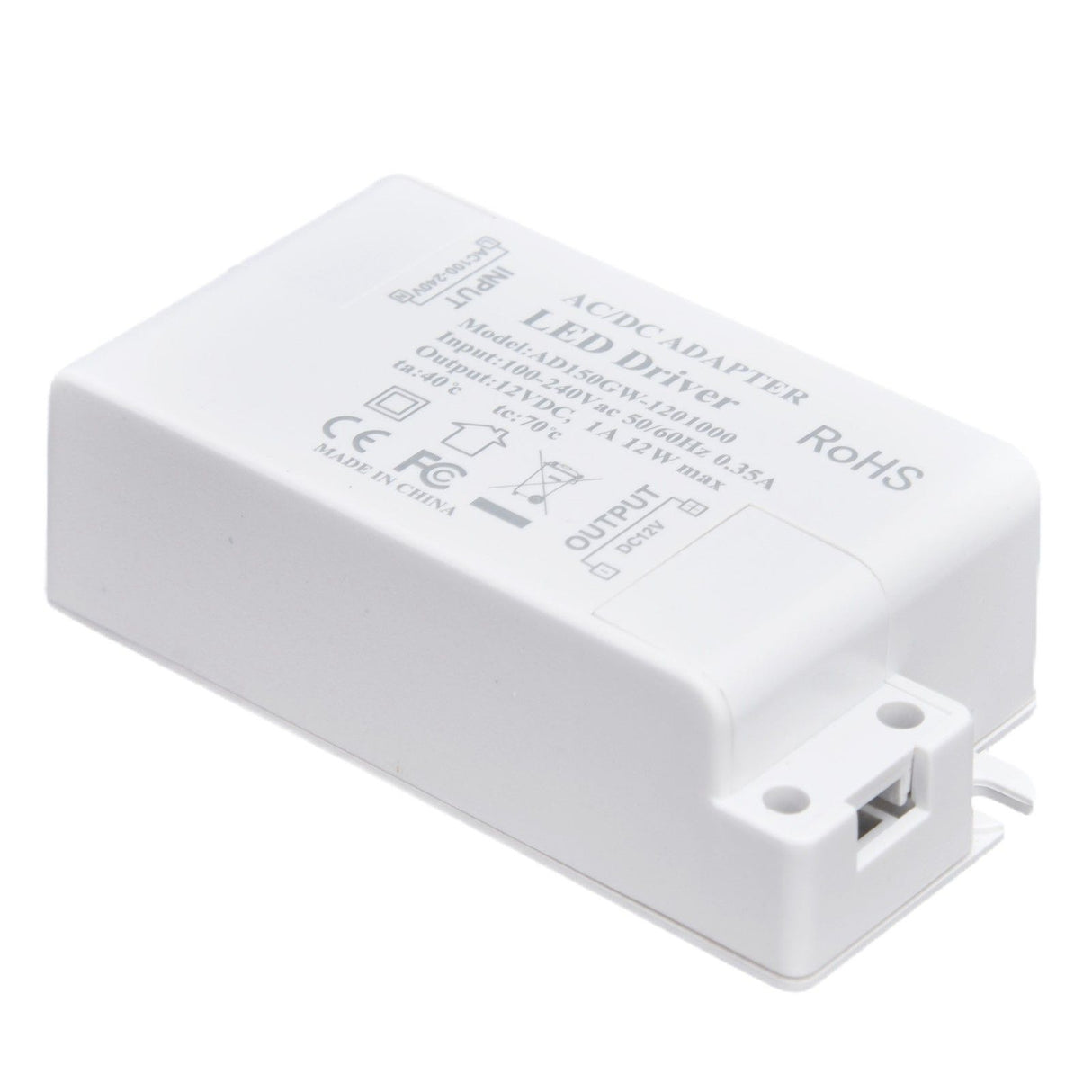 LED Drive Power Transformer LED Drive Power AC100‑240V/0.35A DC12V/1A 12W for G4 MR11 MR16