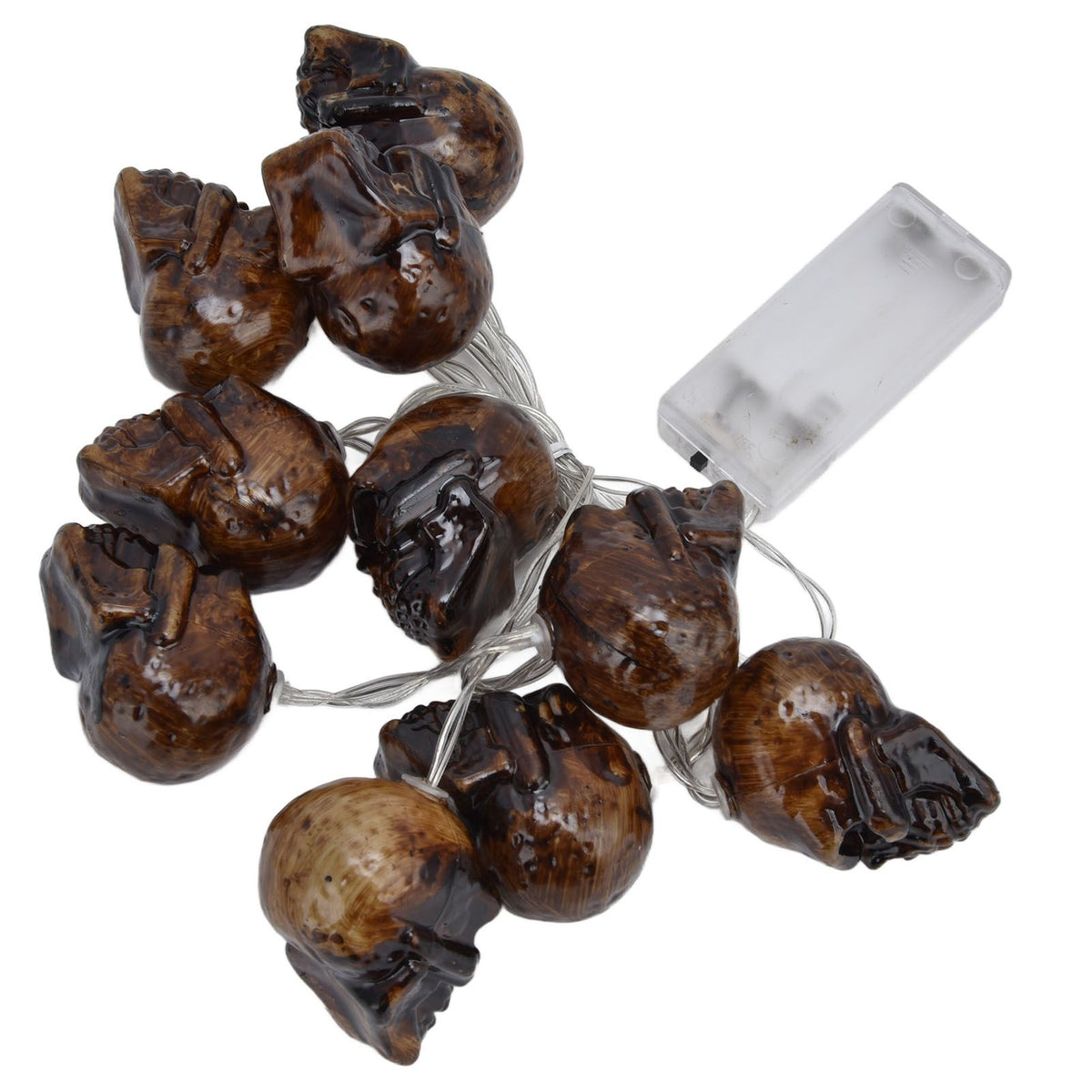 Ghost Skull Lantern LED Lighted Halloween String Lights for Indoor Outdoor Party Yard Patio Tree