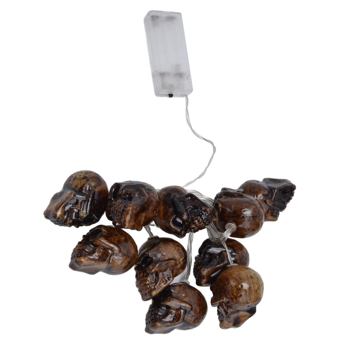 Ghost Skull Lantern LED Lighted Halloween String Lights for Indoor Outdoor Party Yard Patio Tree