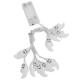 Halloween String Lights 10LED Battery Powered Decorative Ghost String Lamps for Indoor Outdoor Party - Side View