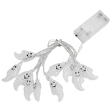 Halloween String Lights 10LED Battery Powered Decorative Ghost String Lamps for Indoor Outdoor Party