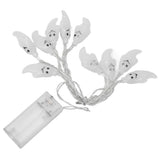 Halloween String Lights 10LED Battery Powered Decorative Ghost String Lamps for Indoor Outdoor Party