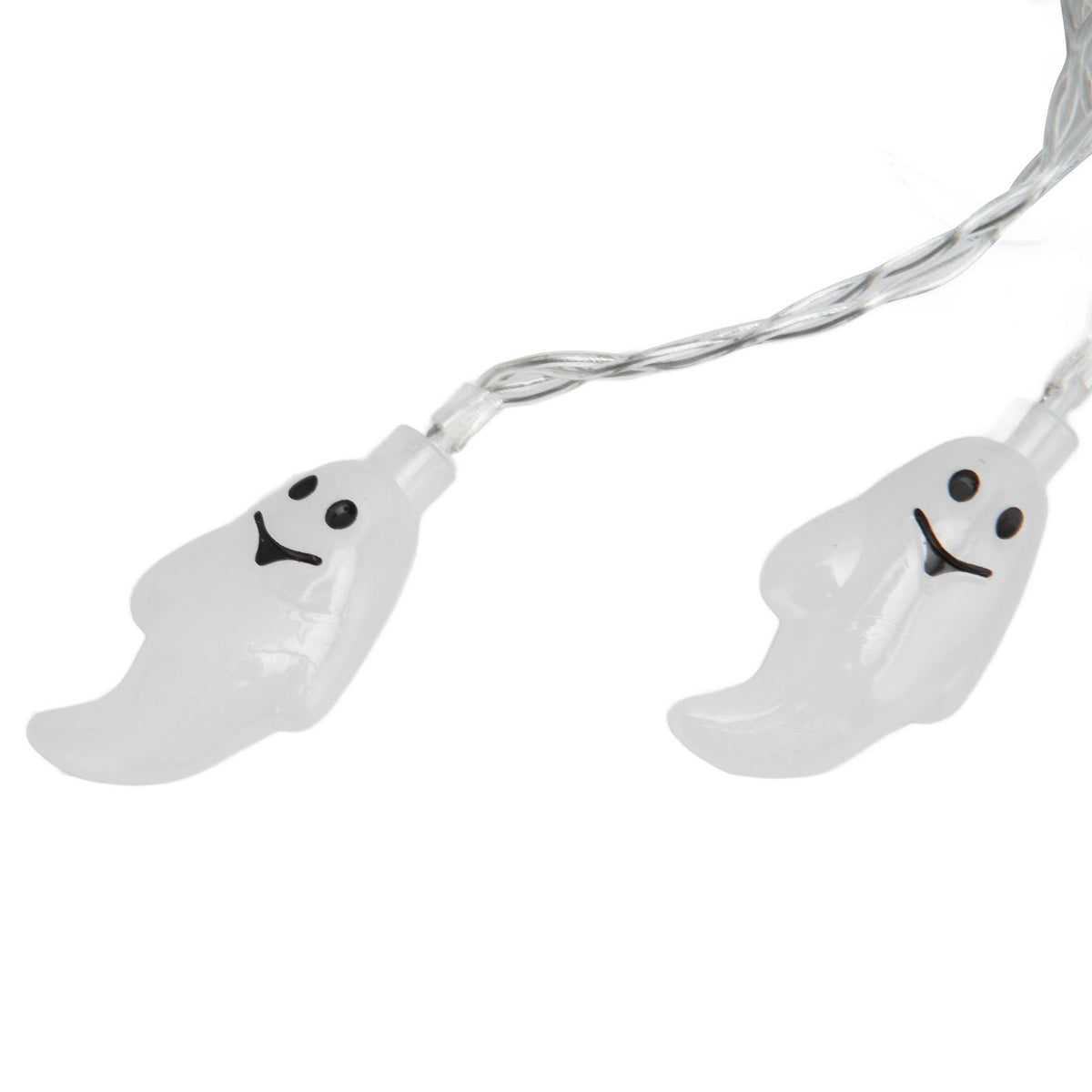 Halloween String Lights 10LED Battery Powered Decorative Ghost String Lamps for Indoor Outdoor Party
