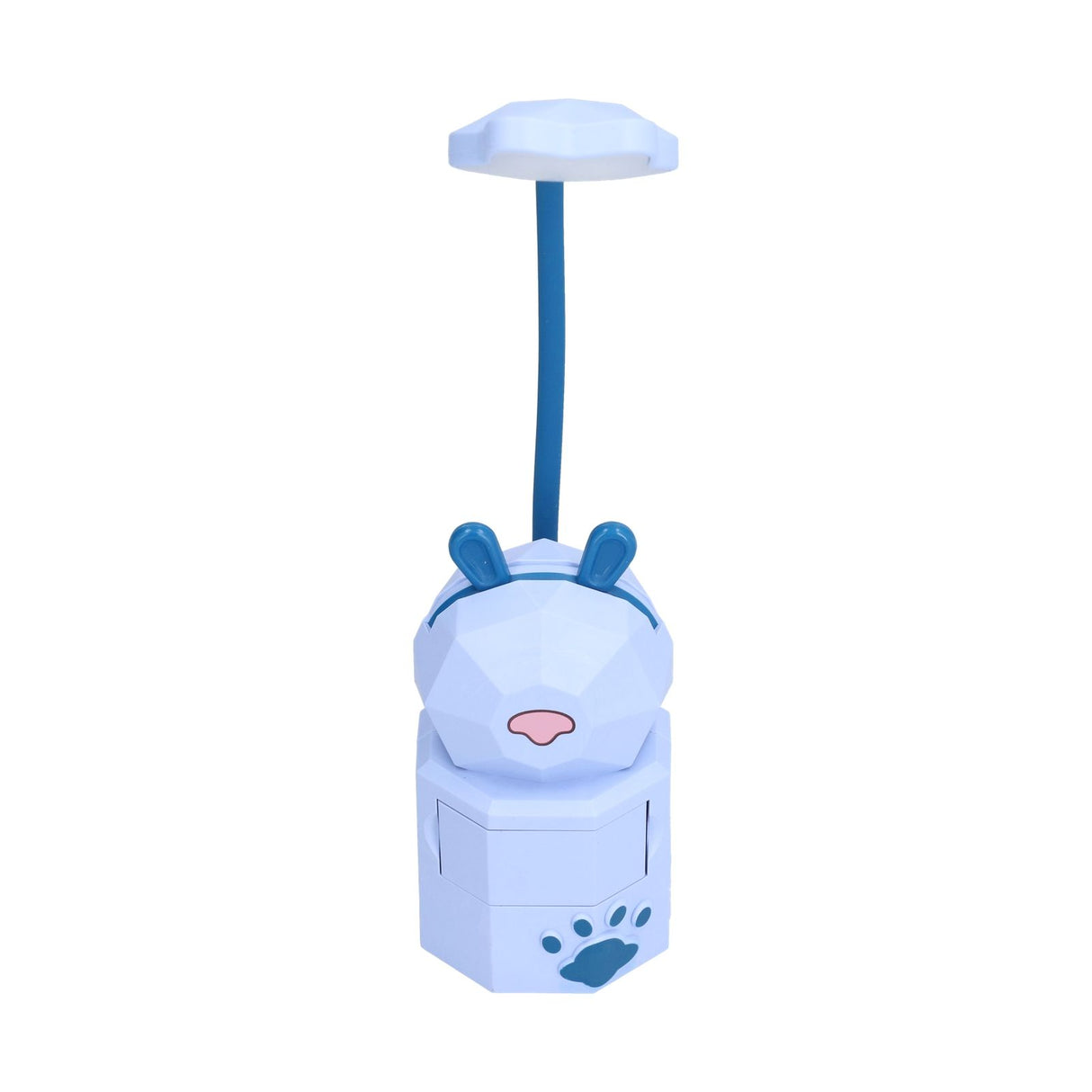 LED Desk Lamp Cartoon Desk Light USB Charging Warm White Light Easy to Operate Student Dormitory Reading Night LightBlue
