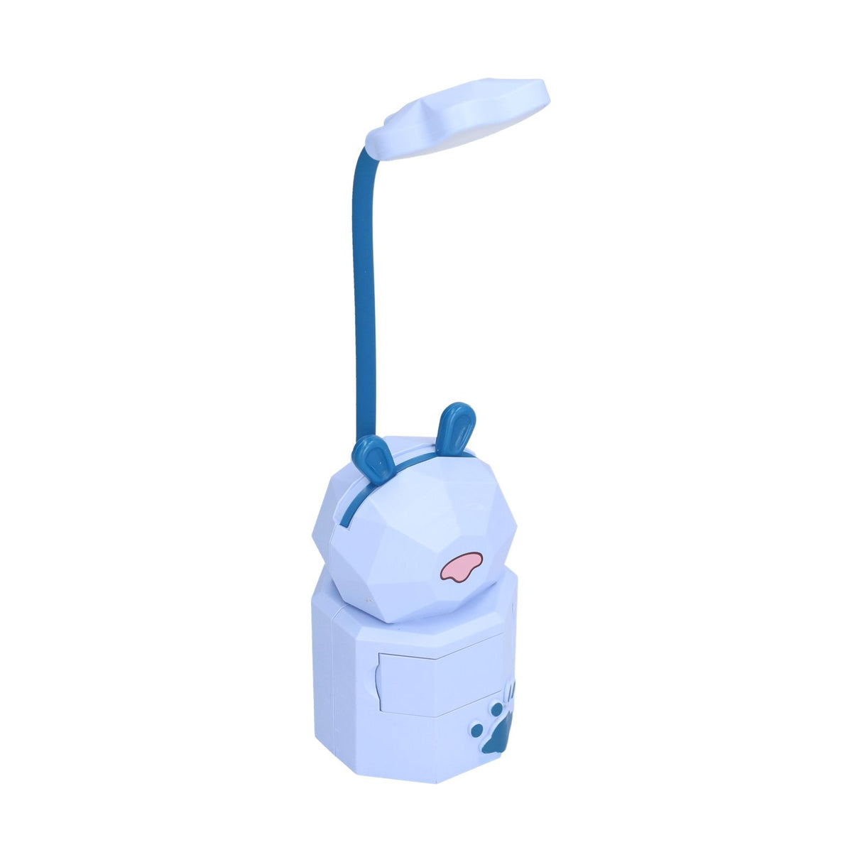 LED Desk Lamp Cartoon Desk Light USB Charging Warm White Light Easy to Operate Student Dormitory Reading Night LightBlue