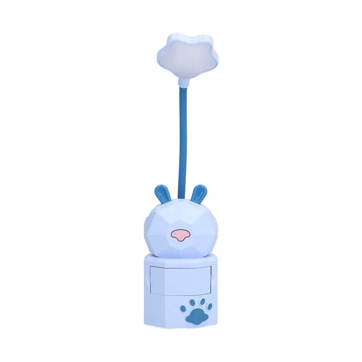 LED Desk Lamp Cartoon Desk Light USB Charging Warm White Light Easy to Operate Student Dormitory Reading Night LightBlue