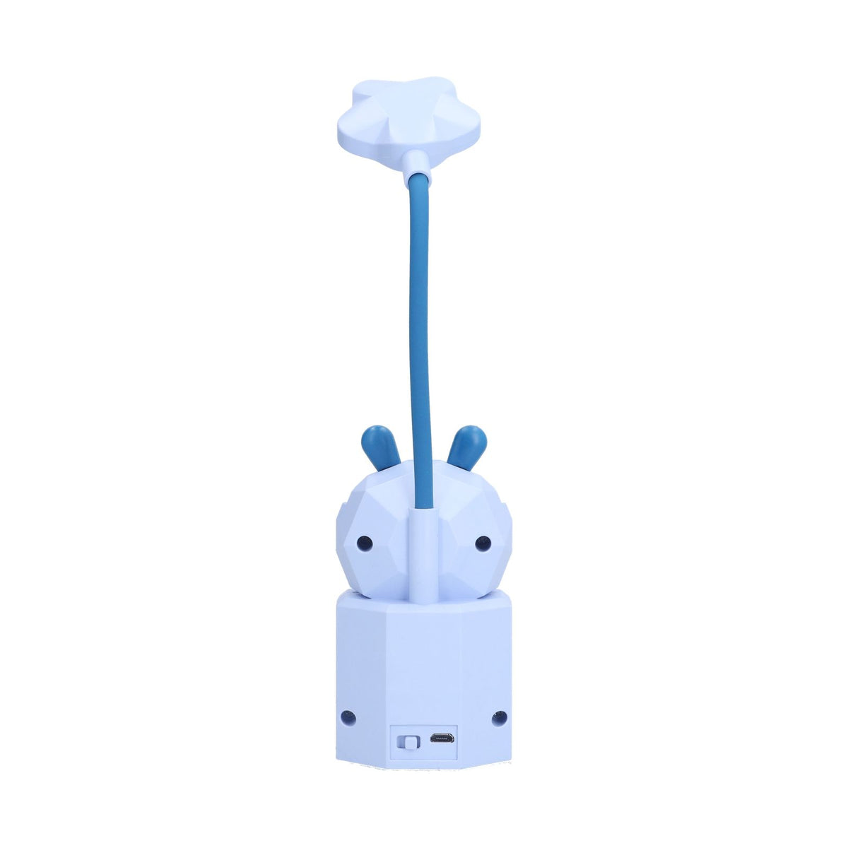 LED Desk Lamp Cartoon Desk Light USB Charging Warm White Light Easy to Operate Student Dormitory Reading Night LightBlue
