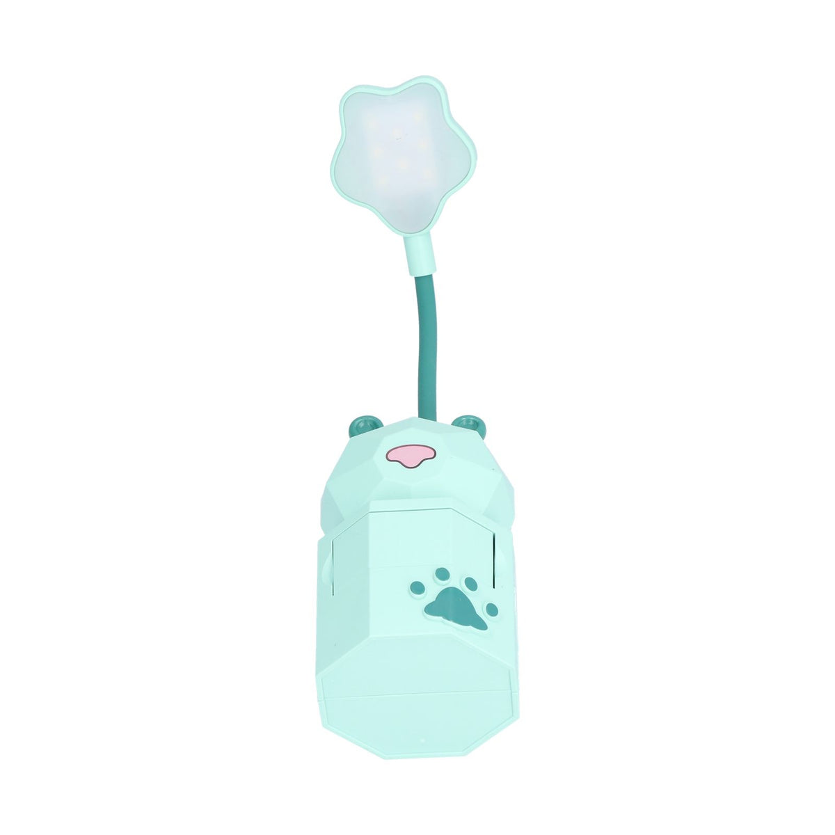 LED Desk Lamp Cartoon Desk Light USB Charging Warm White Light Easy to Operate Student Dormitory Reading Night LightGreen