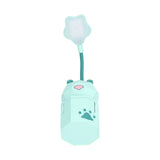 LED Desk Lamp Cartoon Desk Light USB Charging Warm White Light Easy to Operate Student Dormitory Reading Night LightGreen