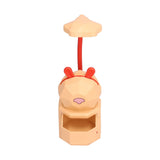 LED Desk Lamp Cartoon Desk Light USB Charging Warm White Light Easy to Operate Student Dormitory Reading Night LightYellow