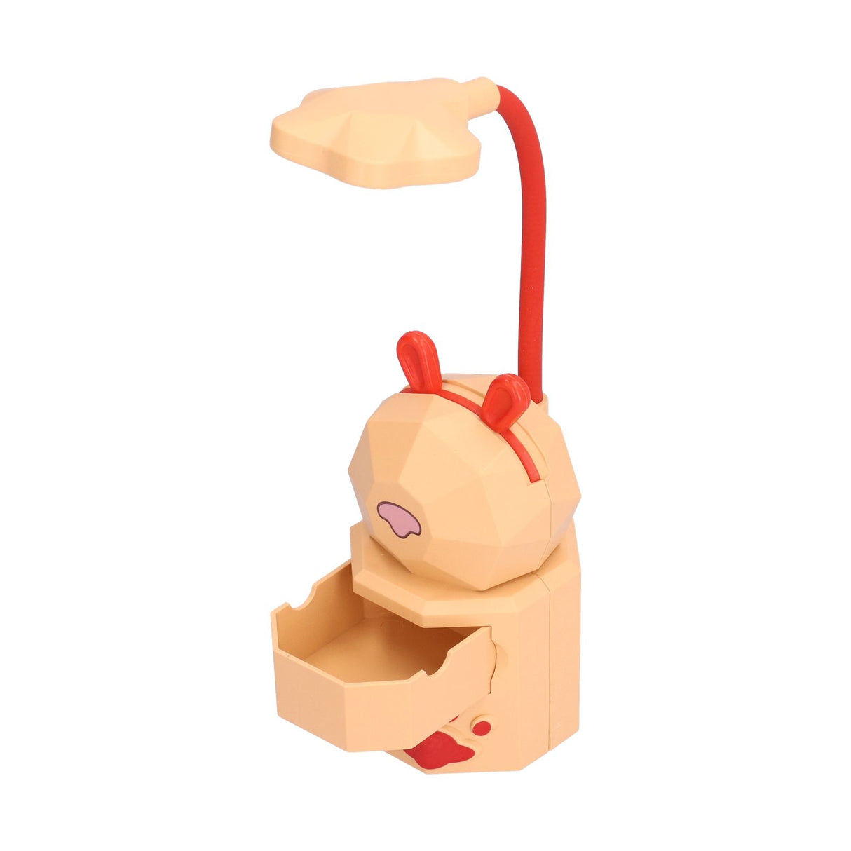 LED Desk Lamp Cartoon Desk Light USB Charging Warm White Light Easy to Operate Student Dormitory Reading Night LightYellow