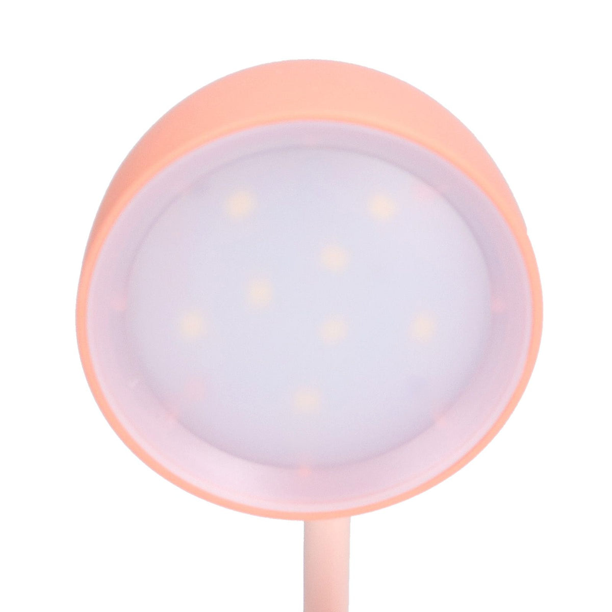 LED Folding Desk Lamp Cartoon Animal Multifunction Table Lamp Pen Holder Pencil Sharpener for Home OfficePink