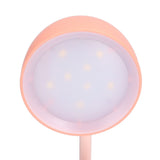 LED Folding Desk Lamp Cartoon Animal Multifunction Table Lamp Pen Holder Pencil Sharpener for Home OfficePink