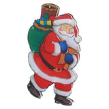 LED Santa Decoration Lights Window Battery Powered LED Christmas Cup Pendant Lights with Suction Cup