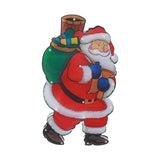 LED Santa Decoration Lights Window Battery Powered LED Christmas Cup Pendant Lights with Suction Cup - 45-Degree Angle
