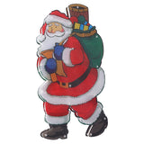 LED Santa Decoration Lights Window Battery Powered LED Christmas Cup Pendant Lights with Suction Cup