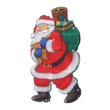LED Santa Decoration Lights Window Battery Powered LED Christmas Cup Pendant Lights with Suction Cup