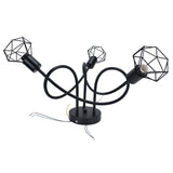 3 Heads Pendant Light Hollow Iron Ceiling Lamp Base for Bedroom Dining Room Living Room for E14 Bulb 85‑265V