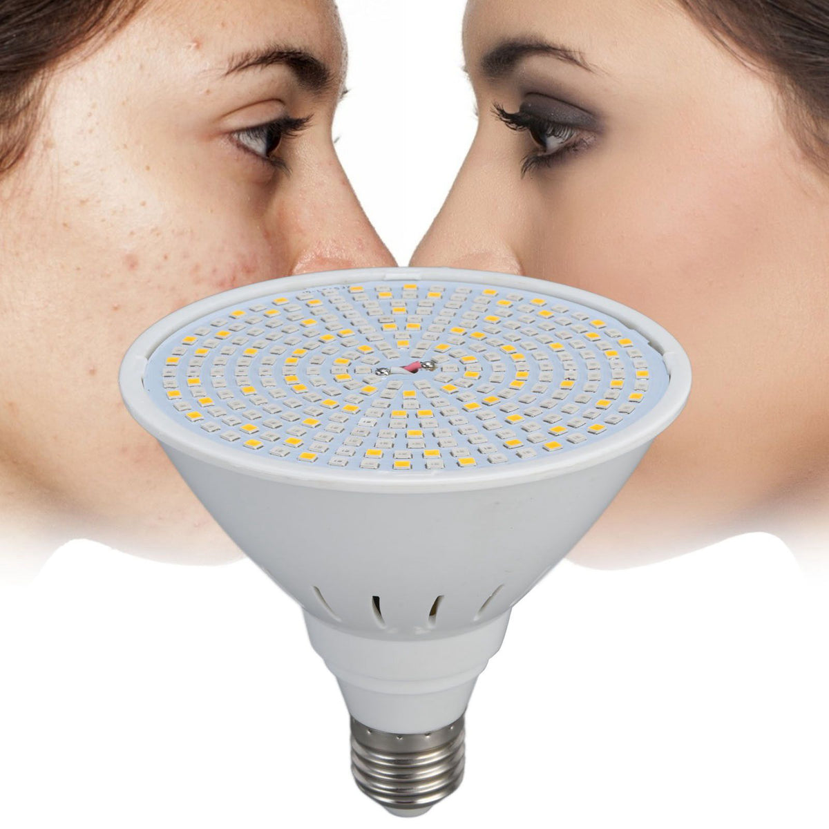 290LEDs Skin Care Therapy Light E26 E27 Facial Phototherapy Lamp Skin Firmness for Home Beauty Salon 110‑240V