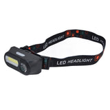 LED Headlamp USB Rechargeable Mini Adjustable Head Flashlight for Camping Hiking Outdoor